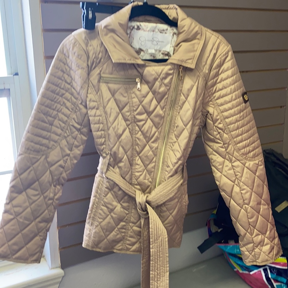 Jessica Simpson coat with belt